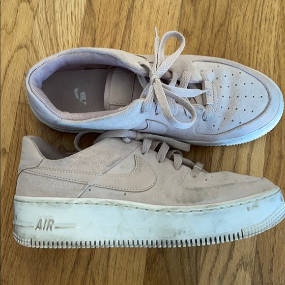 Nike | Shoes | Nike Air Force Sage Low Barely Rose | Poshmark